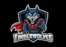 make unique wolf mascot logo design with t shirt design