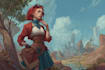 do fantasy concept landscape illustration