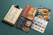 design professional restaurant and food menu