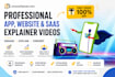 create a stylish mobile app promo video for ios and android