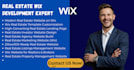 build, promote and customize real estate wix website design and redesign