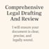 draft legal notices, agreements, contracts and writs
