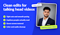 edit talking head videos add captions remove green screen