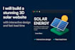 build 3d solar website solar website design interactive solar energy website