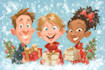 unique christmas cartoon caricature