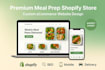 build meal prep shopify store online seo ecommerce website design
