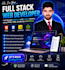 develop a responsive and modern website using HTML, CSS, javascript, and nodejs
