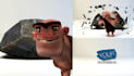 do funny 3d character custom logo animation