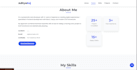 create a modern responsive website using HTML CSS javascript