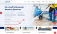 design cleaning service website pressure washing website