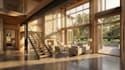 stage your floor plan into a  3d interior design render