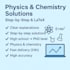 solve physics and chemistry problems with clear explanations