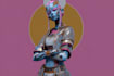 do unique nft art character for collection with metadata