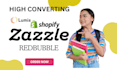 setup lumis zakeke zazzle redbubble store with shopify boost