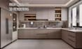 do 3d kitchen interior design, modern kitchen 3d rendering and 3d model