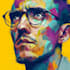 paint expressive colorful abstract portraits