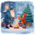 create festive holiday christmas design illustration