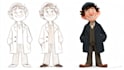 draw a cartoon illustration