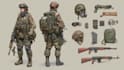 draw military themed illustrations