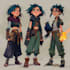 character concept art and character design