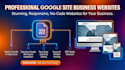 create a professional business website using google sites