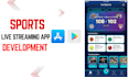 develop sports streaming app, game streaming app, live stream app, twitch app