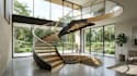 design staircase with 3d model, render and detailed drawings