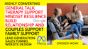 generate general talk therapy support mindset  leads and build wordpress website