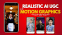 create realistic ai ugc video ads for your product or brand