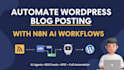 create wordpress n8n automation for autobloging, ai agents and RSS feeds