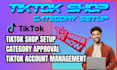 do tiktok shop setup tiktok category  approval product listing sync shopify