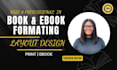 do book formatting, book layout design book interior design paperback formatting