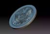 stylized 3d logo,premium design,cnc 3d stl model,3d rendering,zbrush,3d printing
