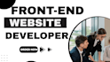 do custom website development as full stack developer, front end developer