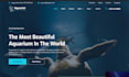 design aquarium website fish store shopify aquarium ecommerce website