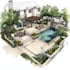 design your garden, amazing landscape design