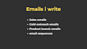write b2b cold email sequences and persuasive email copy for your business