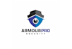 make security protection shield crypto logo design