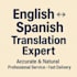 english and spanish translation expert