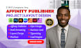 do any affinity publisher project, layout design, indesign