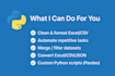 automate your excel or CSV file using python