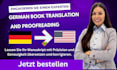 proofread german manuscript, translate german book into english