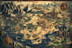 illustration map design 3d isometric cartography
