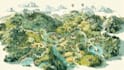 design a 2d map illustration