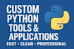create python tools, utilities, and small applications