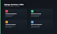 build and fix django website, rest API and backend