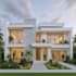do 3d house exterior design, interior design, 3d commercial rendering