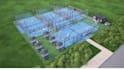 create a professional 3d padel court or club design for your business or project