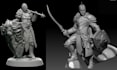 sculpt 3d character model, 3d dnd character miniature, 3d tabletop miniature stl
