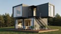 design tiny house, container, cabin, frame and small house